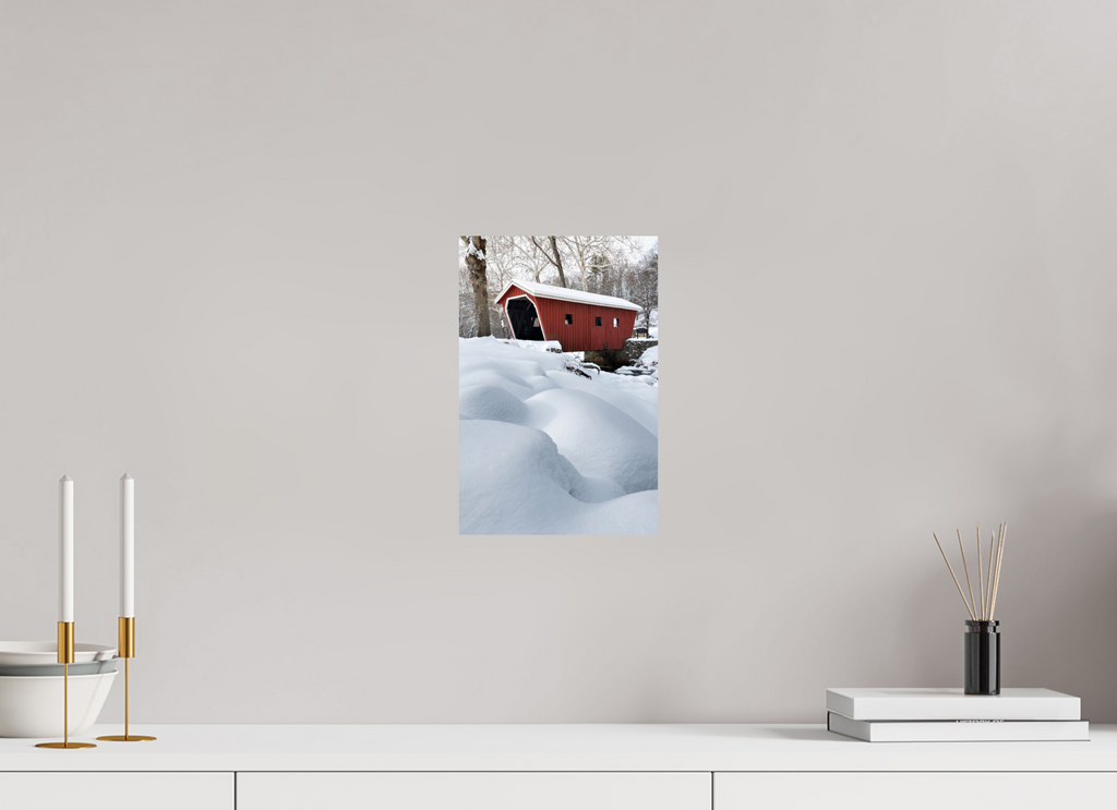 8 x 12″, Photo Print On Fuji Crystal DP II Red and White