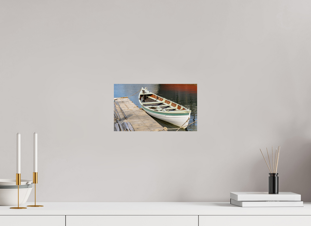 12 x 6.8″, Photo Print On Fuji Crystal DP II MIstic Rowboat